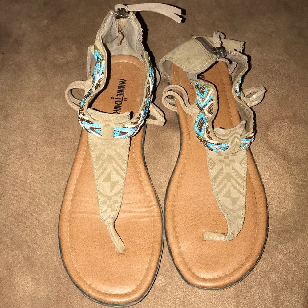 Minnetonka Beaded Sandals